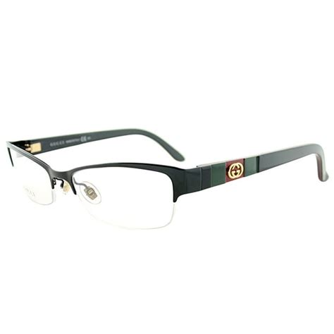 gucci semi rimless eyeglasses|clear eyeglasses frames Gucci.